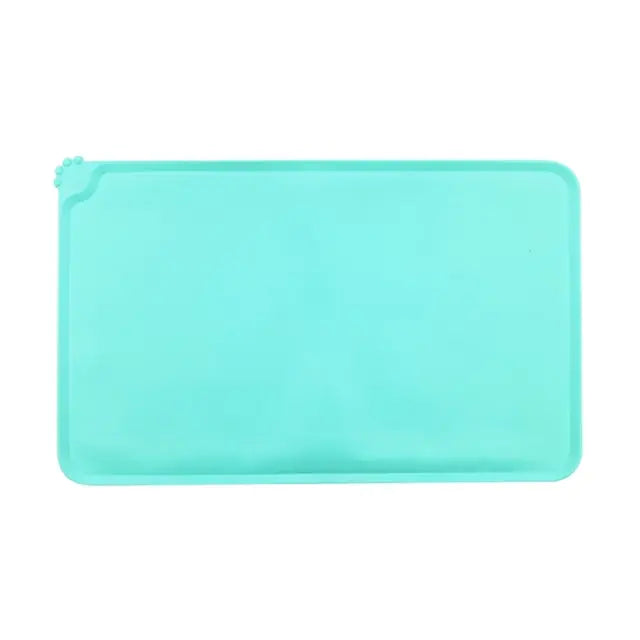 Silicone Pet Bowl Mat - Non-Slip, Waterproof, and Pet-Friendly