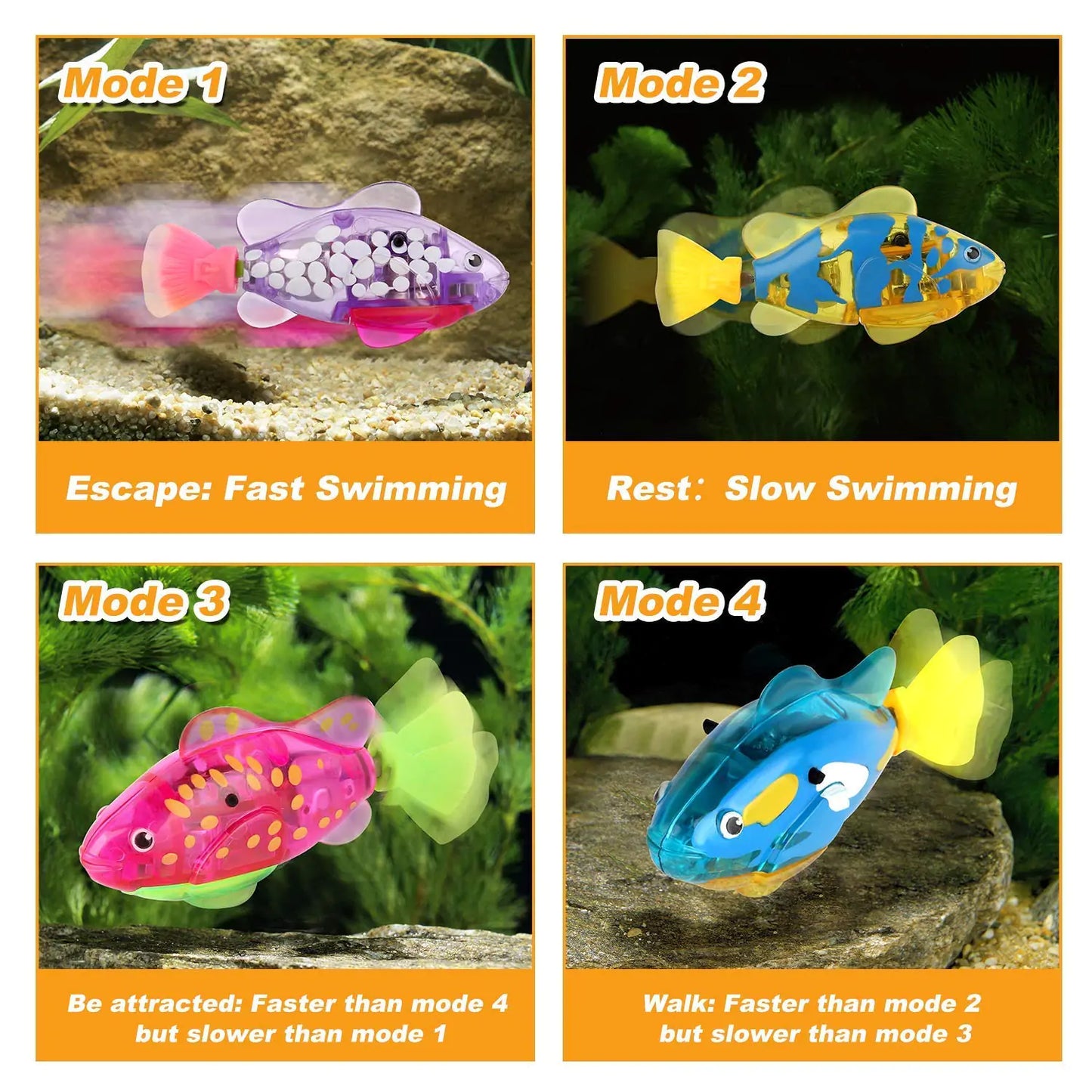 Interactive Realistic Swimming Fish Toy for Cats