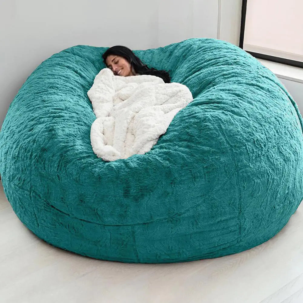 Giant Fluffy Fur Bean Bag - Ultimate Comfort and Style