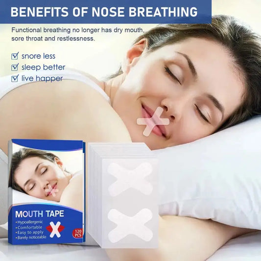 Breath Ease Mouth Tape - The Ultimate Solution for Restful Sleep