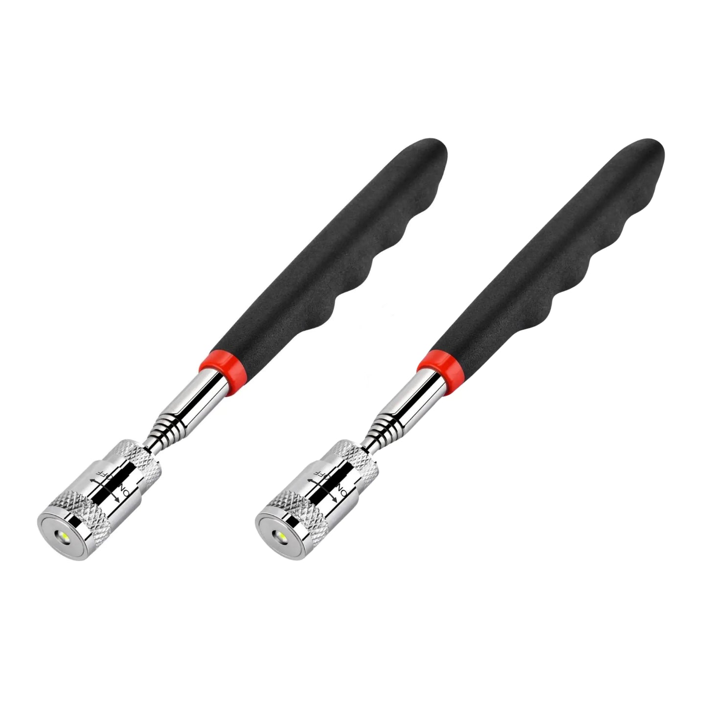 Extendable Magnetic LED Pickup Tool - 2 Pack