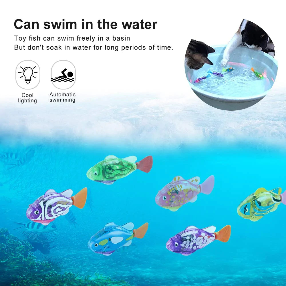 Interactive Realistic Swimming Fish Toy for Cats