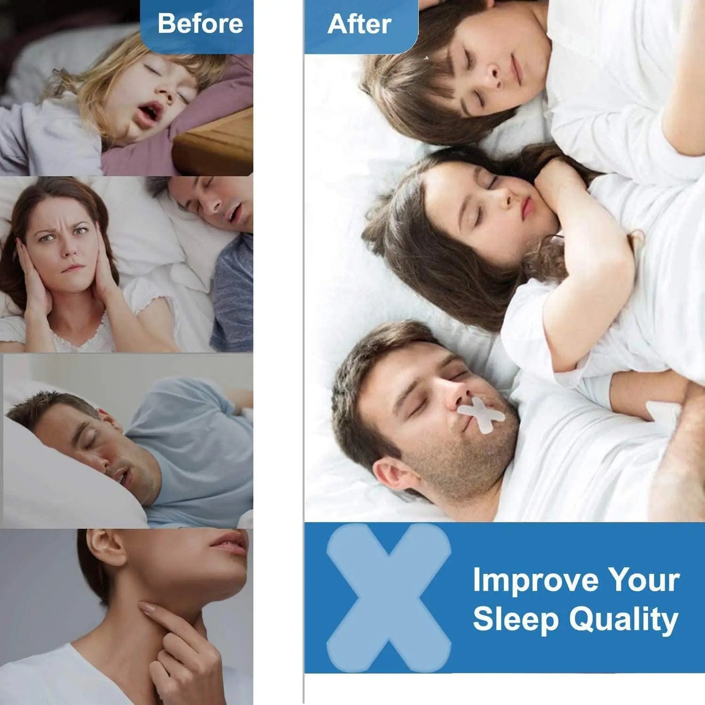 Breath Ease Mouth Tape - The Ultimate Solution for Restful Sleep