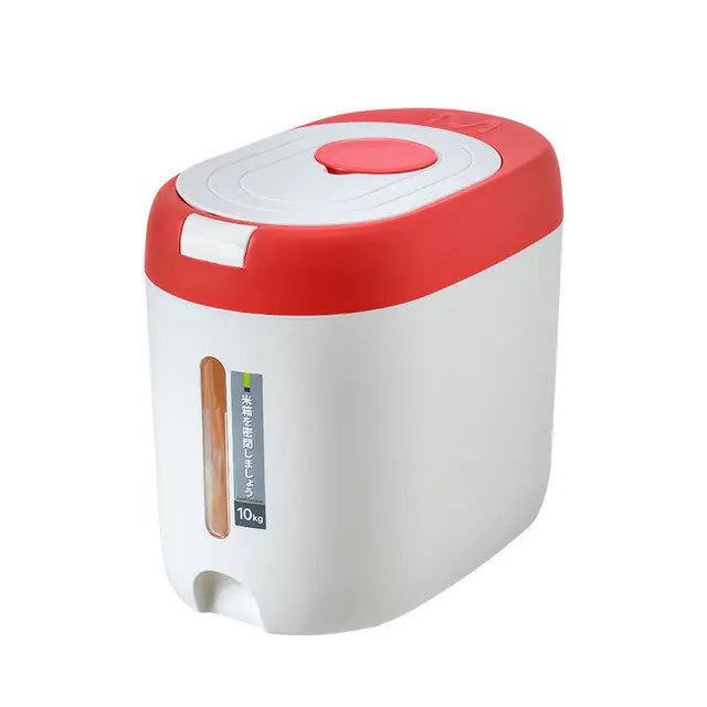 Automatic Food Storage Bin - Moisture-Proof Grain and Flour Container