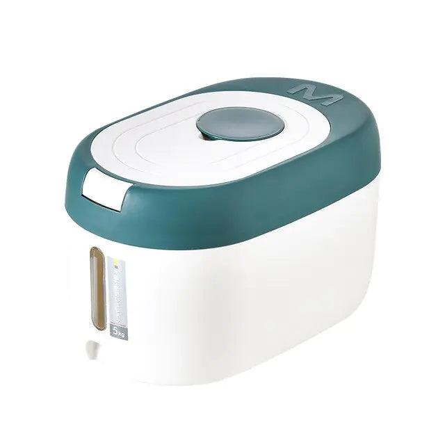 Automatic Food Storage Bin - Moisture-Proof Grain and Flour Container