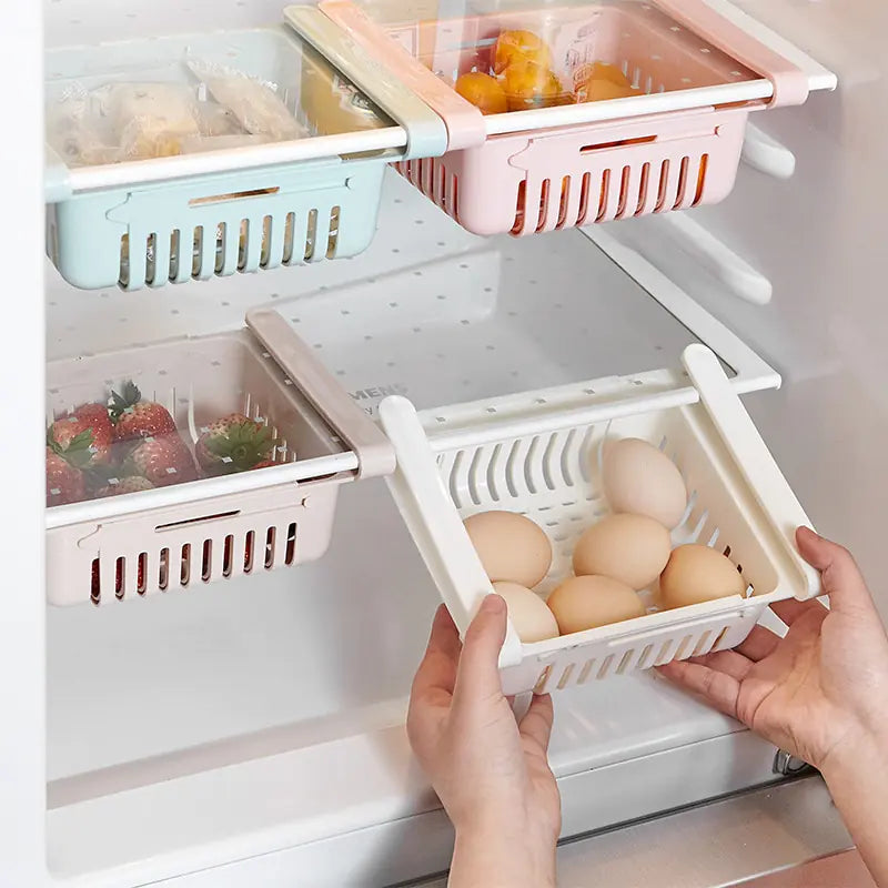 Ultimate Organizer: Retractable Storage Box for Home and Kitchen