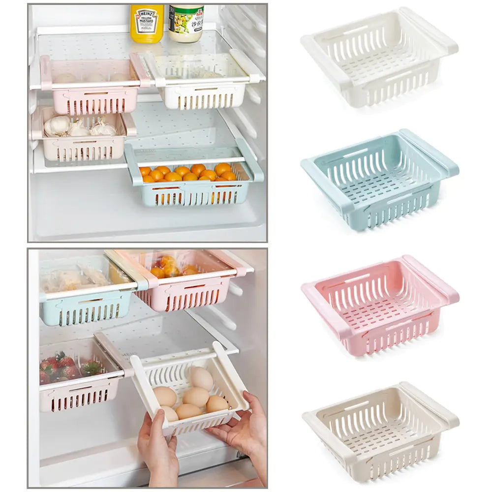 Ultimate Organizer: Retractable Storage Box for Home and Kitchen