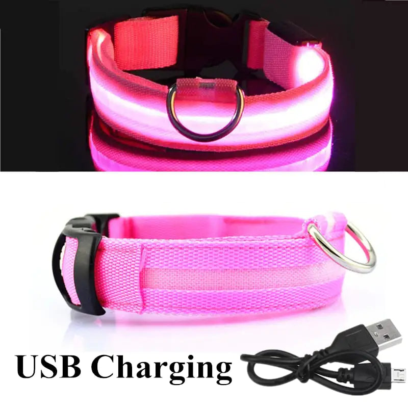 Sharu Bliss LED Dog Collar - Keep Your Furry Friend Safe and Visible