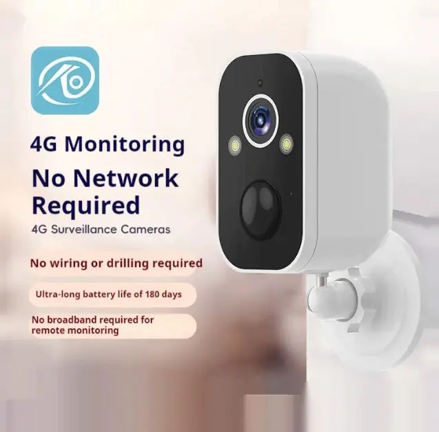 Premium 4G Wireless Solar-Powered Home Security Camera