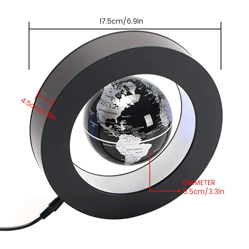 Sharu Bliss Levitating Magnetic Globe Lamp - Mesmerizing Floating Light for Home and Office