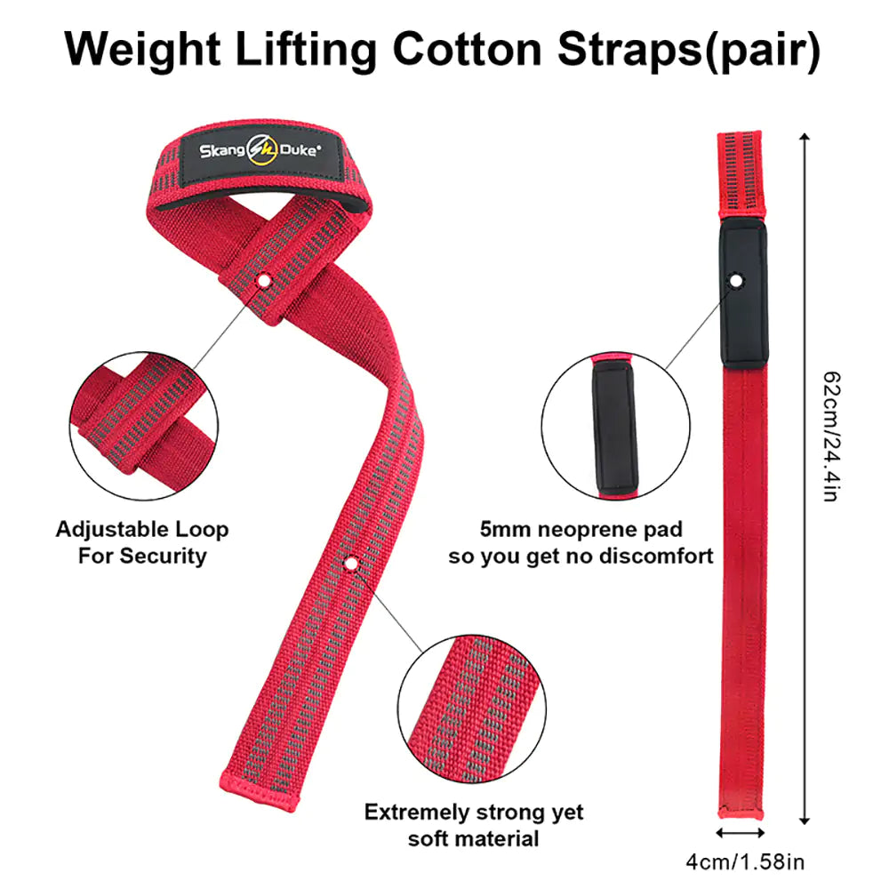 Premium Gym Wrist Straps for Weightlifting, CrossFit, and Bodybuilding - Ultimate Wrist Support