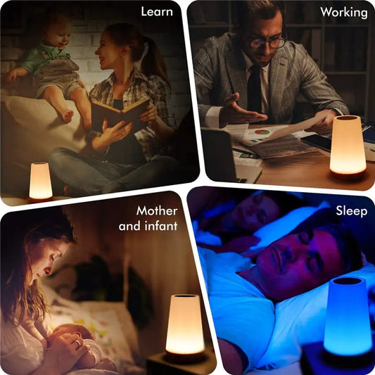 13 Color Changing Night Light Lamp - Portable LED Mood Light