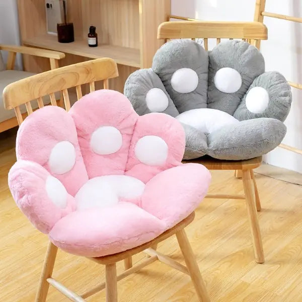 Super Soft Plush Paw Seat Cushion - Cozy and Whimsical Comfort