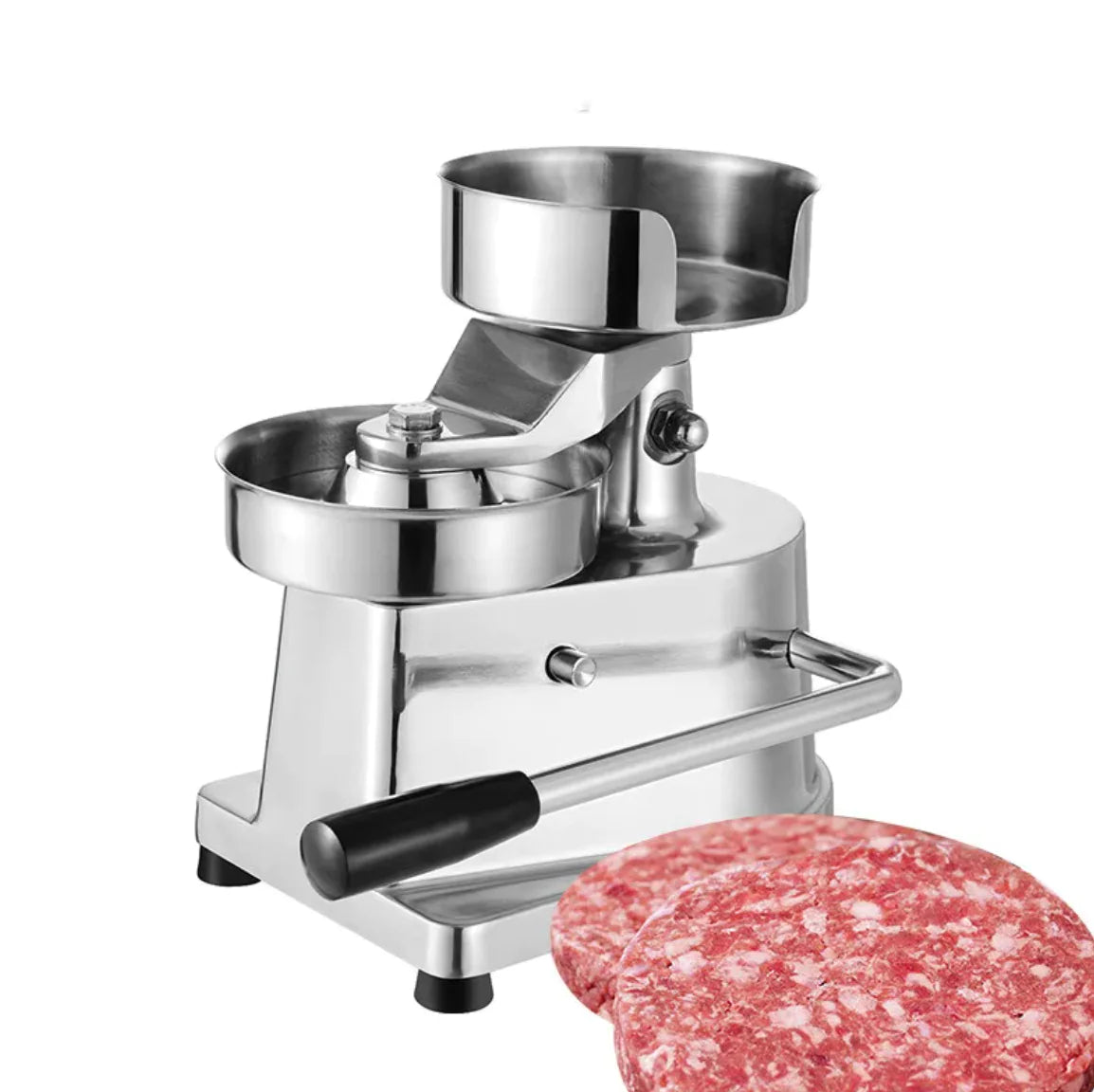 Premium Stainless Steel Hamburger Press - Perfect Patties Every Time