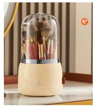 LuxeClean Dome Makeup Brush Holder - Elegant and Practical Brush Organizer